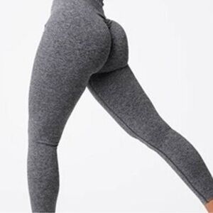 NVGTN Charcoal speckled scrunch butt seamless leggings